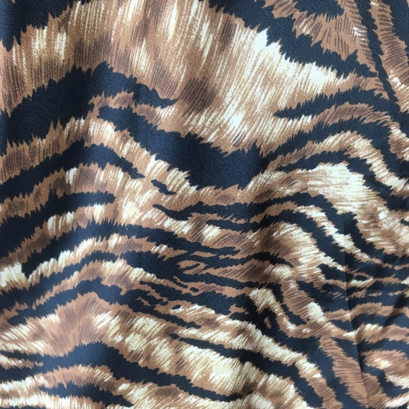Victorias Secret Tiger Print Slip / Nightgown With Lace-Up Sides - Medium - Picture 9 of 12